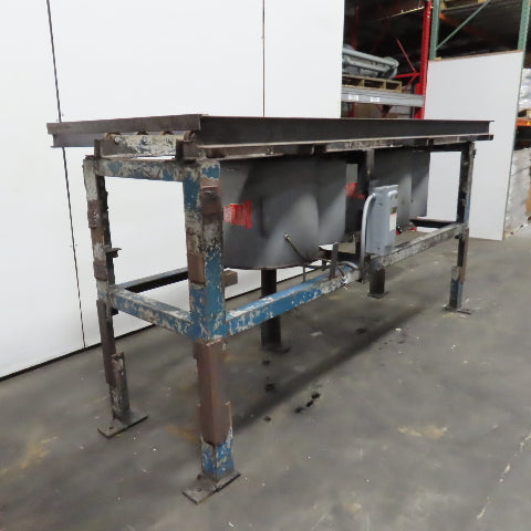 Custom 22.5" Wide Gravity Roller Conveyor Cooler/ Dryer Dual Fan 1HP 3PH 230/460
