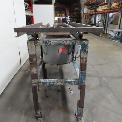 Custom 22.5" Wide Gravity Roller Conveyor Cooler/ Dryer Dual Fan 1HP 3PH 230/460