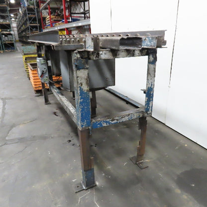 Custom 22.5" Wide Gravity Roller Conveyor Cooler/ Dryer Dual Fan 1HP 3PH 230/460