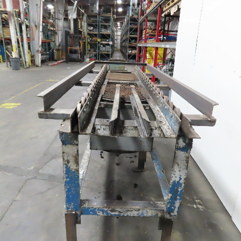 Custom 22.5" Wide Gravity Roller Conveyor Cooler/ Dryer Dual Fan 1HP 3PH 230/460