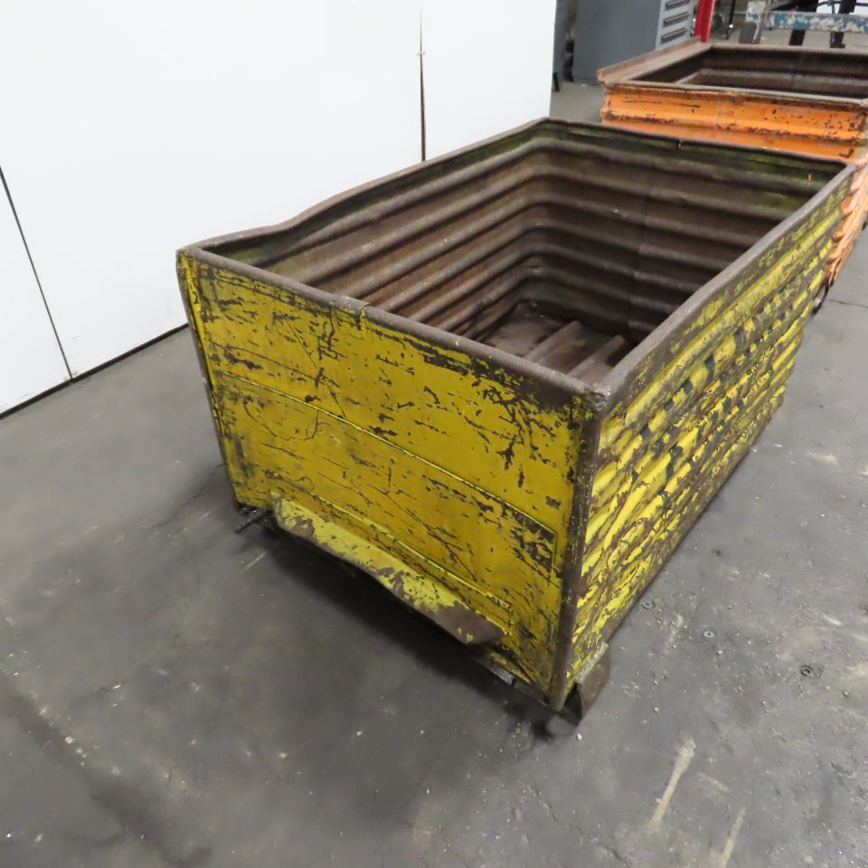 48" x 32" x 28" Deep Heavy Duty Corrugated Steel Storage Tote Box