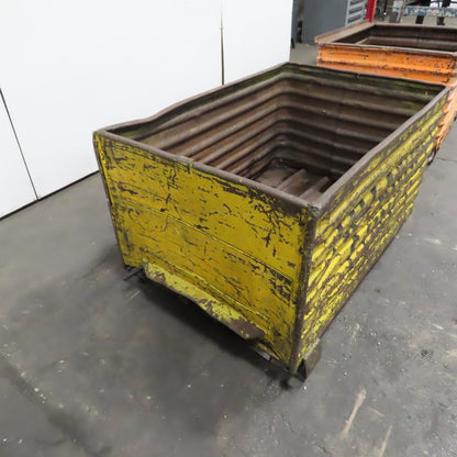 48" x 32" x 28" Deep Heavy Duty Corrugated Steel Storage Tote Box