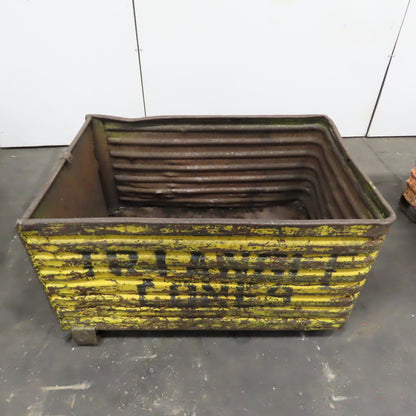 48" x 32" x 28" Deep Heavy Duty Corrugated Steel Storage Tote Box