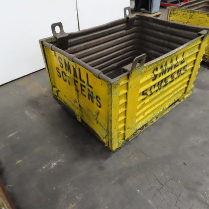 52" x 38" x 30" Deep Heavy Duty Stackable Corrugated Steel Storage Tote Box