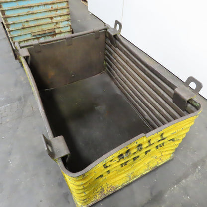 52" x 38" x 30" Deep Heavy Duty Stackable Corrugated Steel Storage Tote Box