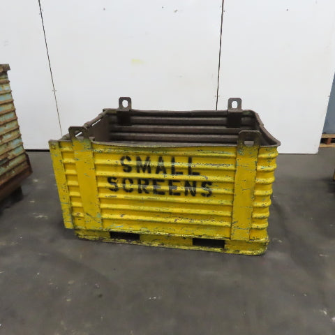 52" x 38" x 30" Deep Heavy Duty Stackable Corrugated Steel Storage Tote Box