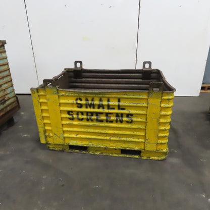 52" x 38" x 30" Deep Heavy Duty Stackable Corrugated Steel Storage Tote Box
