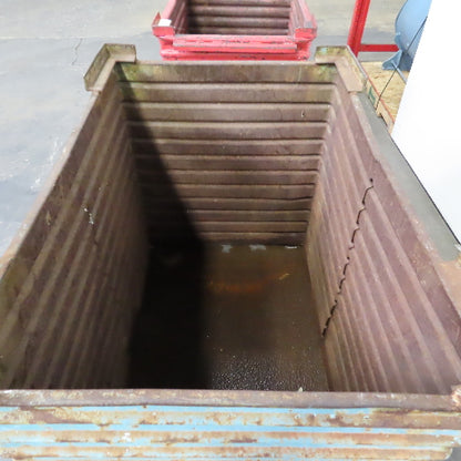 48" x 34" x 44" Deep Heavy Duty Stackable Corrugated Steel Storage Tote Box