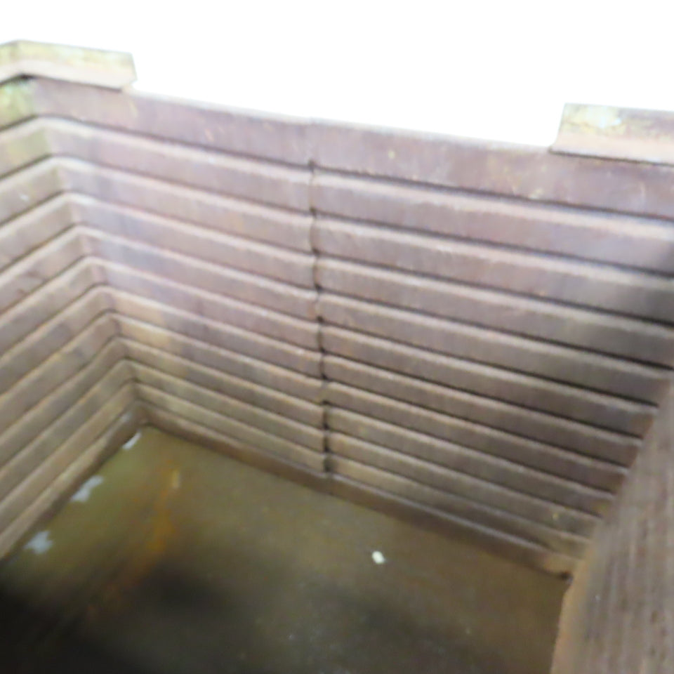 48" x 34" x 44" Deep Heavy Duty Stackable Corrugated Steel Storage Tote Box