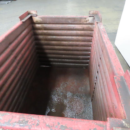 50" x 34" x 38" Deep Heavy Duty Stackable Corrugated Steel Storage Tote Box