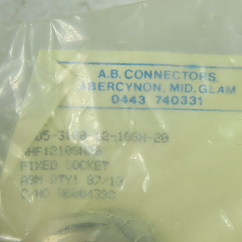 A.B. Connectors AB05-3100-12-10SN-20 Fixed Socket Coupling Connector
