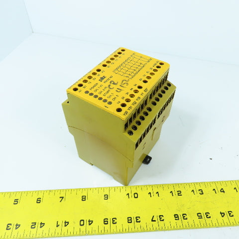 Pilz PNOZ X9 120VAC 24VDC 7n/o 2n/c 2so 774605 Monitoring Safety Relay