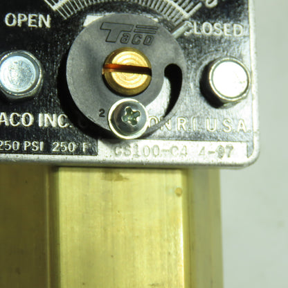Taco CS100-C4 792-820 Circuit Setter W/ Memory Stop
