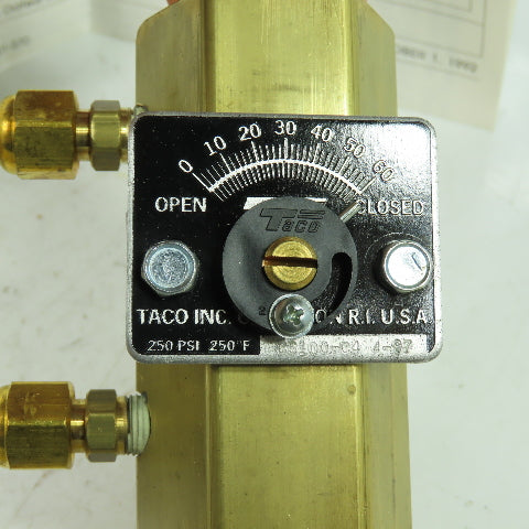 Taco CS100-C4 792-820 Circuit Setter W/ Memory Stop