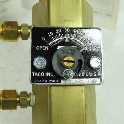 Taco CS100-C4 792-820 Circuit Setter W/ Memory Stop