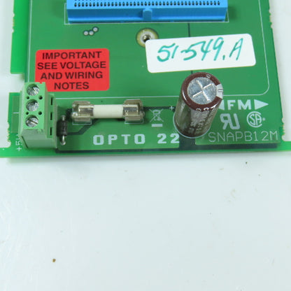 Opto 22 SNAPB12M 006469B Digital / Analog Circuit Board
