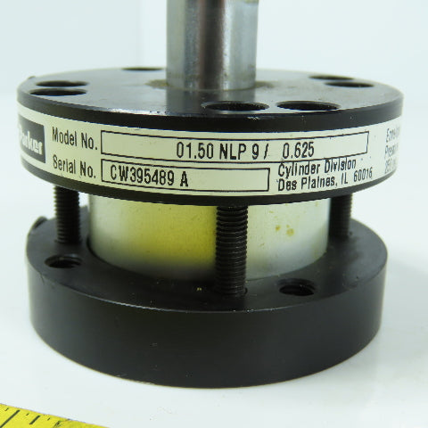 Parker 01.50 NLP 9/ 0.625 Double Acting Air Cylinder 1.5" Bore 3/4" Stroke