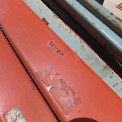 Interlake 96" x4" x 1-3/4" Tear Drop Pallet Racking Horizontal Beam Shelf Lot/64