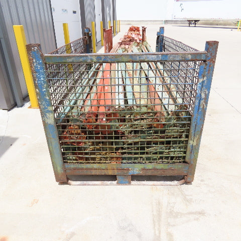 Interlake 96" x4" x 1-3/4" Tear Drop Pallet Racking Horizontal Beam Shelf Lot/64