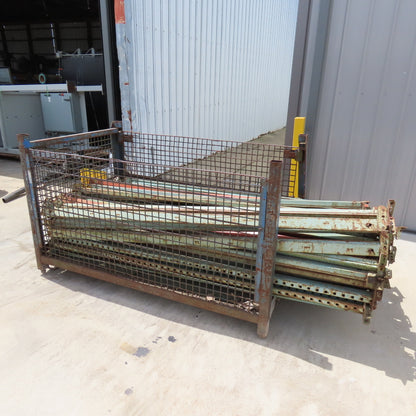 Interlake 96" x4" x 1-3/4" Tear Drop Pallet Racking Horizontal Beam Shelf Lot/64