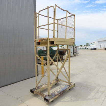 Cotterman Workmaster 48" x 36" x 80" Work Height Rolling Scaffold W/Fork Pockets