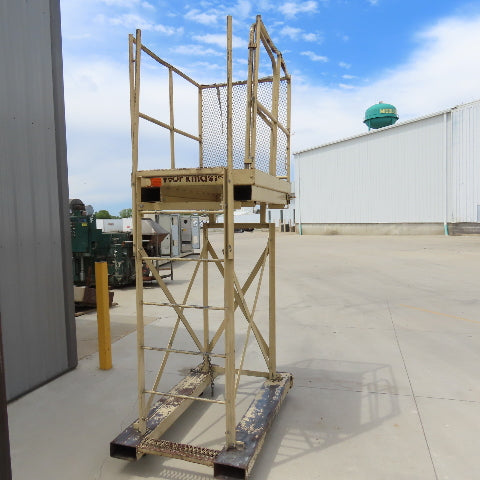 Cotterman Workmaster 48" x 36" x 80" Work Height Rolling Scaffold W/Fork Pockets