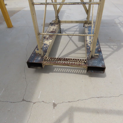 Cotterman Workmaster 48" x 36" x 80" Work Height Rolling Scaffold W/Fork Pockets