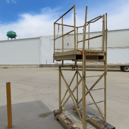 Cotterman Workmaster 48" x 36" x 80" Work Height Rolling Scaffold W/Fork Pockets