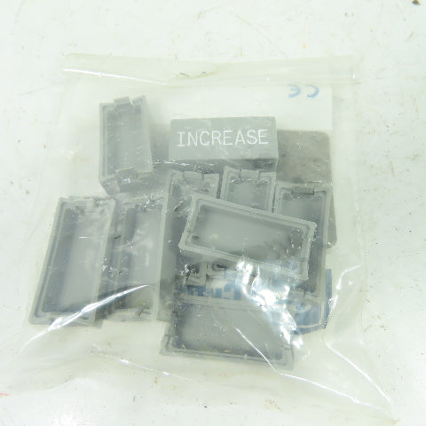 Cutler-hammer E30KB600 Stamp Extended Gray Button Blank Lot Of 10