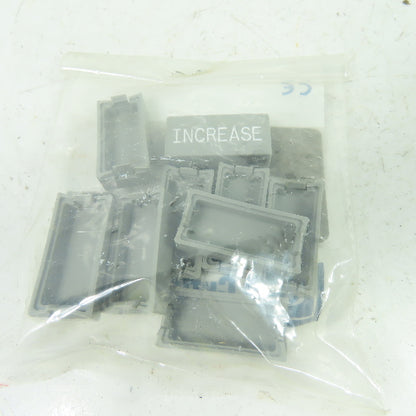 Cutler-hammer E30KB600 Stamp Extended Gray Button Blank Lot Of 10