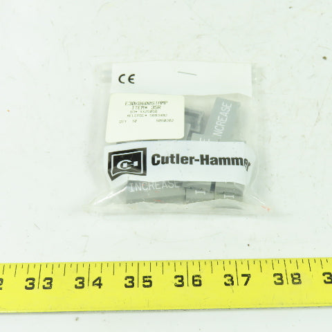 Cutler-hammer E30KB600 Stamp Extended Gray Button Blank Lot Of 10