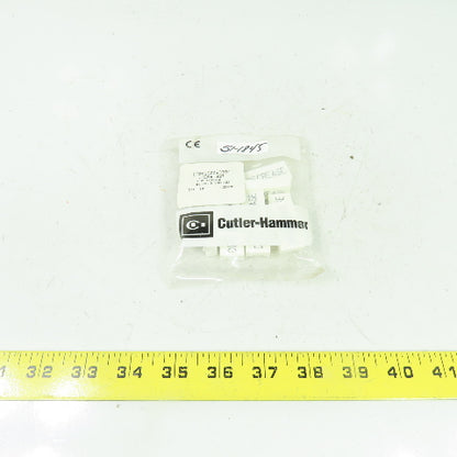 Cutler-Hammer E30KB500 STAMP Decrease White Button Blank Lot Of 10