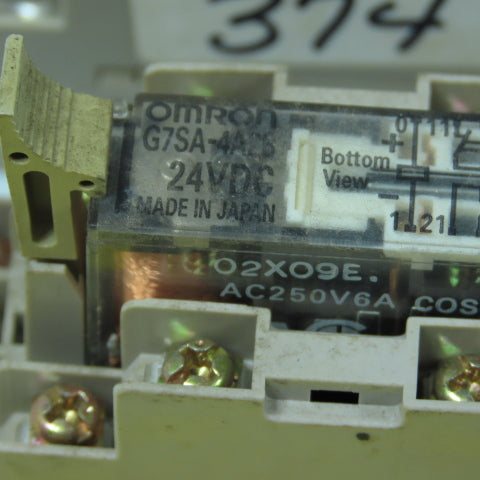 Omron P7SA-14F-ND 24VDC Relay W/ Base (2 Incomplete) Lot Of 7