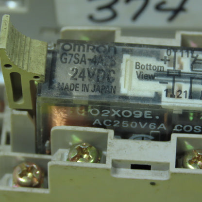Omron P7SA-14F-ND 24VDC Relay W/ Base (2 Incomplete) Lot Of 7