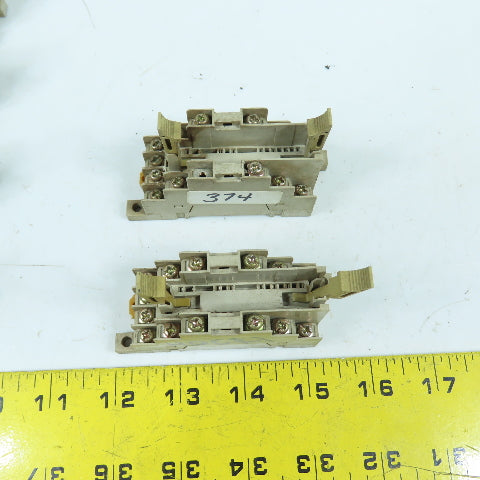Omron P7SA-14F-ND 24VDC Relay W/ Base (2 Incomplete) Lot Of 7
