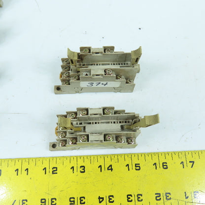 Omron P7SA-14F-ND 24VDC Relay W/ Base (2 Incomplete) Lot Of 7