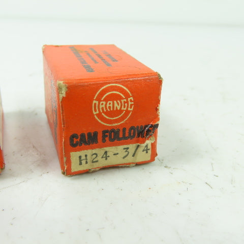 Orange H24-3/4 Cam Follower Lot Of 2