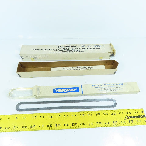 Yarway 908614-13 951468 Plain Flat Glass For Sealed Water Level Gage 60-21-0023