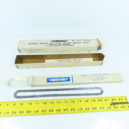 Yarway 908614-13 951468 Plain Flat Glass For Sealed Water Level Gage 60-21-0023