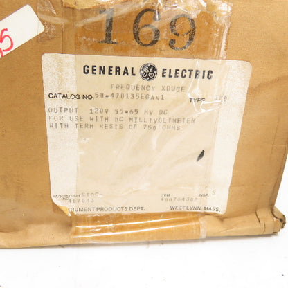 General Electric 50-4701-35EGAN1 Frequency To DC Transducer 120V In 400-350 Out