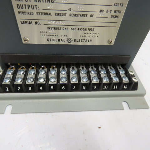 General Electric 50-4701-35EGAN1 Frequency To DC Transducer 120V In 400-350 Out