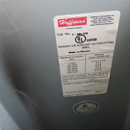 Hoffman F66L120 6" x 6" Hinged Cover Wireway Auxiliary Gutter Misc Lot Of 30