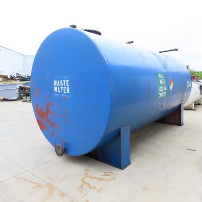 6000 Gallon Aboveground Steel Single Wall Horizontal Liquid Saddle Storage Tank