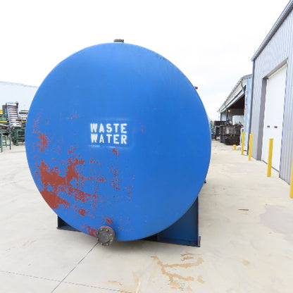 6000 Gallon Aboveground Steel Single Wall Horizontal Liquid Saddle Storage Tank