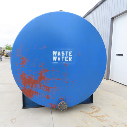 6000 Gallon Aboveground Steel Single Wall Horizontal Liquid Saddle Storage Tank
