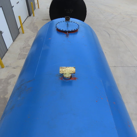 6000 Gallon Aboveground Steel Single Wall Horizontal Liquid Saddle Storage Tank