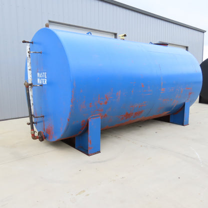 6000 Gallon Aboveground Steel Single Wall Horizontal Liquid Saddle Storage Tank