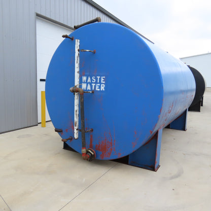 6000 Gallon Aboveground Steel Single Wall Horizontal Liquid Saddle Storage Tank