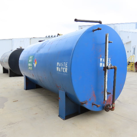 6000 Gallon Aboveground Steel Single Wall Horizontal Liquid Saddle Storage Tank