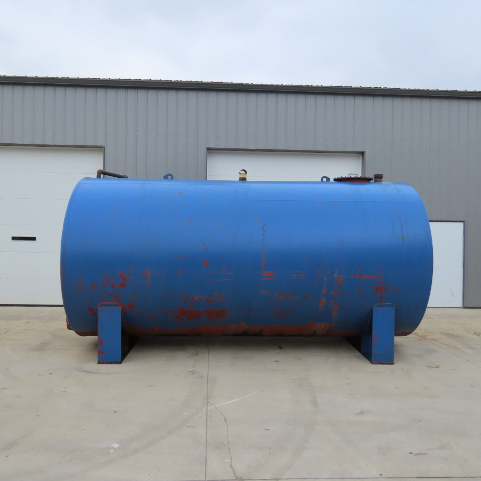 6000 Gallon Aboveground Steel Single Wall Horizontal Liquid Saddle Storage Tank